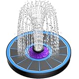 SZMP Solar Springbrunnen für außen 3.5W,2024 Upgraded Solarbrunnen...