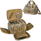 DSLEAF Taktische Waffentasche für 4 Handfeuerwaffen, Pistolentasche mit 6...