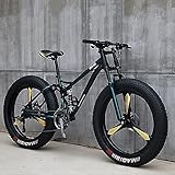 26 Zoll Mountainbikes, Fat Tire Mountain Trail Bike für Erwachsene, 27...