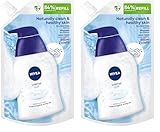 NIVEA Creme Soft Pflegeseife Nachfüllbeutel (500 ml), pflegende Handseife...
