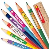 LabelTiger® Personalisierte Namensaufkleber für Kinder in der Schule - 65...