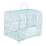 WEKAMOS Tragbarer Vogelkäfig aus Metall Transportkäfig für...