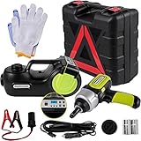 VEVOR Elektrischer Wagenheber, 5 Tonnen Hydraulik-Kit mit Schlagschrauber,...