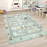 Paco Home Kinderteppich Teppich Kinderzimmer Spielmatte Straßenteppich...