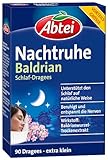 Abtei Nachtruhe Baldrian Schlaf-Dragees N - pflanzliches Arzneimittel für...