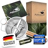 𝐌Ü𝐇𝐋𝐄𝐍𝐖𝐄𝐑𝐊 Passiermühle Edelstahl inkl. 3...