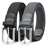 MATLAB 2er-Pack Stretchgürtel für Damen & Herren – Elastische...