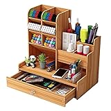 Schreibtisch-Organizer aus Holz, Selbstmontage, Schublade, für...
