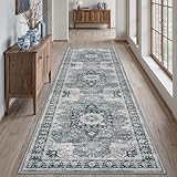 DEXI Teppich Läufer Flur 61 x 183 cm, Küchenläufer Waschbar rutschfest,...