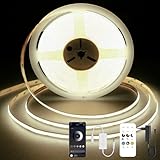 TTWAY COB LED Strip 7,5M, LED Streifen Naturweiß 4000K, 24V Dimmbar LED...