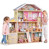 KidKraft Puppenhaus Majestic Mansion aus Holz mit Möbeln und Zubehör,...