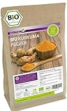 Kurkuma Pulver Bio 750g - höchste 3-5% Curcumin - Rohkost-Qualität -...