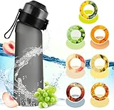 Luft Wasserflasche Trinkflasche 650ml Sport Air Wasserflasche mit Pods...