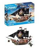 PLAYMOBIL Pirates 71530 Großes Piratenschiff, aufregende Seeschlachten und...