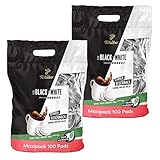 Tchibo Kaffeepads Vorratspack Maxipack, BLACK&WHITE, 200 Stück – 2x 100...