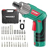 HYCHIKA Akkuschrauber, 6N·m Drehmoment 2000mAh 3,6V Akku mit 35...