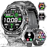 LIGE Militär Smartwatch Herren(3 Armbändern),1,43' HD AMOLED Smartwatch...