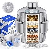 Anti-Kalk-Duschfilter – Wasserenthärter mit rotierender Turbine,...