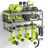 WELDUN Werkzeugspeicher Wandhalterung Schlagbohrschrauber Werkzeugregal...