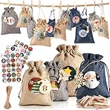 Alintor Adventskalender zum Befüllen Groß, 24 Adventskalender zum...