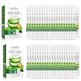 40 Pack Mini Aloe Vera Gel BIO - Vegan | Mit PUREM BLATTSAFT | 98%...