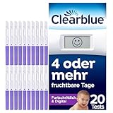 Clearblue Fruchtbarkeits-Ovulationstest-Set, 20 Tests + 1 digitaler...