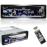 Autoradio mit CD DVD Player Bluetooth USB,1 Din RDS AutoRadio FM/AM...