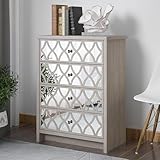 Galano Ilse Kommode mit 4 Schubladen – Moderner Schrank mit Schubladen...