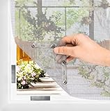 BKSAI Fliegengitter Fenster Insektenschutz Magnet ohne Bohren Moskitonetz...
