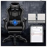 BCJMKDX Computer-Bürostuhl, Zero Chair, Gamiraci-Computerstuhl aus Leder...