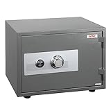 PROREGAL Tresor mit Doppelbolzenverriegelung HxBxT 38x50x44cm 44kg Metall...