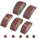 CYH Gewebe-Schleifbänder 75 x 533 mm │ 25 Stück Schleifpapier...