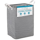 BIRDROCK HOME Wäschekorb für Kleidung, kompakter, schlanker, faltbarer...