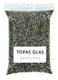 Zerkleinertes Glas Transparent 1,8 Kg - Zerbrochenes Glas - Glasscherben -...