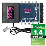 [ Test SEHR GUT *] GSS 5/8 Multischalter für Quattro & Quad LNB,...
