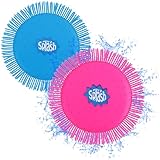 com-four® 2X Wasser Frisbee - Wasser-Wurfscheibe aus Schaumstoff und...