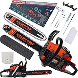StartPro Benzin Kettensäge SCS-4050E/1, 2 Takt Benzinmotor 1900W Leistung,...
