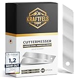 KRAFTFELS 60x Profi Cuttermesser Klingen 18mm - Ersatzklingen Cuttermesser...