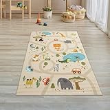 Teppich-Traum Kinderteppich Kinderzimmer Teppich Spielteppich Spielmatte...