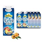 Pfanner Eistee Pfirsich Zero - 8 x 750 ml Vorratspack - direkt...