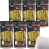 Edeka Peperoni Pfefferonen scharf Handgepflückt 6er Pack (6x250g Packung)...