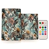 siphylline Flammenlose Retro-LED-Kerze mit Timer, flammenlose Kerzen,...