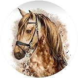 Tortenbild, mit dem Motiv: PFERD,Essbares Foto für Torten,...