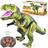 JOYIN Kinder LED Ferngesteuertes Dinosaurier Spielzeug, Elektronik T-Rex...