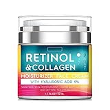 Retinol-Gesichtscreme mit Hyaluronsäure, Anti-Aging-Feuchtigkeitscreme...