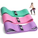 CFX Resistance Hip Bands, Fitnessbänder Set Yogagurt in 3 Zugkraftstärken...