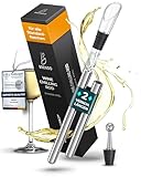 Brendo Weinkühler 4-in-1 Weinkühlstab Edelstahl I Flaschenkühler 2...