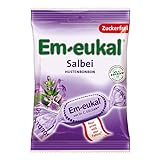 Em-eukal Salbei Hustenbonbon zuckerfrei 75g – Aromatisch und...