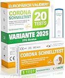 Adeste – NEUE Variante 20 x 1er Corona Schnelltest für Zuhause COVID 19...