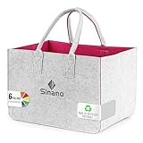Sinand 30L Einkaufskorb, Einkaufstasche mit Henkel, Robust/Gut...